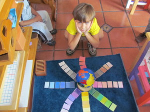 Educación Montessori en Cuernavaca: La tercera caja de colores.
